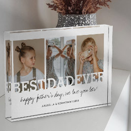 ミニマル最高のパパEver Photo Block フォトブロック