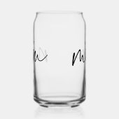 ミニマル最高のム・マイエレガント・エバータイポグラフィ ガラス缶 (右)