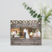 ミニマル木素朴材&ライト写真の保存日付 (スタンド正面)