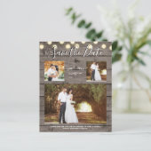 ミニマル木素朴材&ライト写真の保存日付 (スタンド正面)