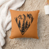 ミニマル松林 クッション (ブランケット)