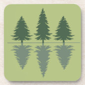 ミニマル松林 コースター (正面)