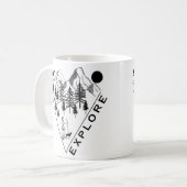 ミニマル松林 コーヒーマグカップ (正面左)