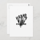 ミニマル松林 ポストカード (正面/裏面)