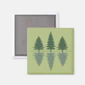 ミニマル松林 マグネット (正面/裏面)