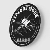 ミニマル松林 ラージ壁時計 (傾斜)