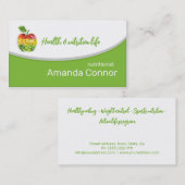 ミニマル栄養士/栄養コーチカード 名刺 (正面/裏面)