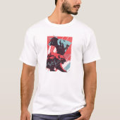 ミニマル株式市場強気弱気チャート Tシャツ (正面)