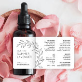 ミニマル植物体1 OZドロッパーボトルラベル ラベル