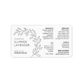 ミニマル植物体1 OZドロッパーボトルラベル ラベル (正面)