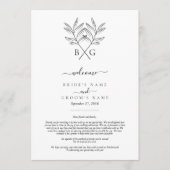 ミニマル植物単行図結婚の旅程 プログラム (正面)