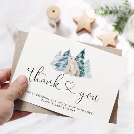 ミニマル極感謝してい熊君 カード