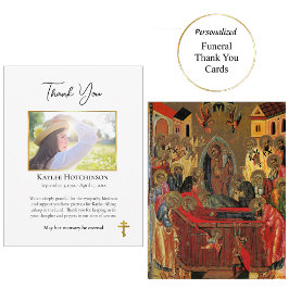 ミニマル正教キリスト教写真記念館 サンキューカード