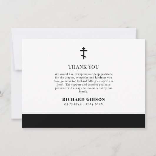 ミニマル正教キリスト教記念館 サンキューカード (正面)