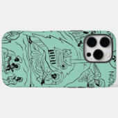 ミニマル正教会のキリスト降誕の場面 Case-Mate iPhoneケース (裏面 (横))