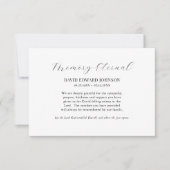 ミニマル正教会キリスト教葬儀 サンキューカード (正面)