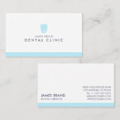 ミニマル歯科診療歯科医 名刺 (正面/裏面)