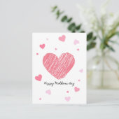 ミニマル母の日はがき ポストカード (スタンド正面)