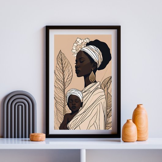 ミニマル母 – アフリカの母性の本質 ポスター