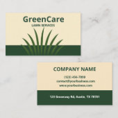 ミニマル気に芝生 名刺 (正面/裏面)