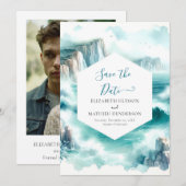 ミニマル水航海の結婚色 セーブザデート (正面/裏面)