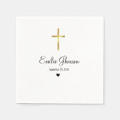 ミニマル洗礼、第一共産主義の確認 スタンダードカクテルナプキン (正面)