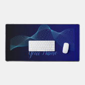 ミニマル流紋波調波鮮やか デスクマット (キーボード&マウス)