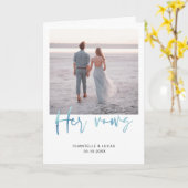 ミニマル海ブルーウィズカード カード (黄色い花)