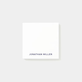 ミニマル海軍とホワイトモノグラム3 x3 ポストイット