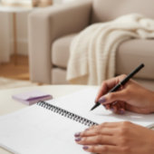 ミニマル海軍カスタム個人毎月 プランナー手帳