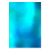 ミニマル海青パーソナライズされた名表カード テーブルナンバー (裏面)