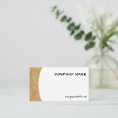 ミニマル海​砂​写真撮影QR名刺 名刺 (スタンド正面)