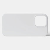 ミニマル淡い色のグ無地の・グレエレガントイのシック Case-Mate iPhoneケース (裏面 (横))