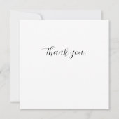 ミニマル淡い色のス抽象芸術幾何学図形 サンキューカード (裏面)