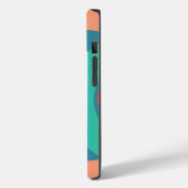 ミニマル淡い色のス抽象芸術幾何学図形 Case-Mate iPhoneケース (裏面 / 左)
