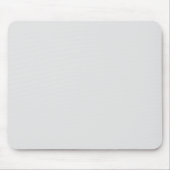 ミニマル淡い色のム軽無地の灰色シンプル平野 マウスパッド (正面)