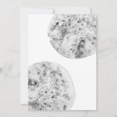 ミニマル灰色 | 結婚s 招待状 (裏面)