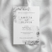 ミニマル灰色 | 結婚s 招待状
