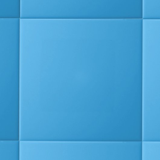 ミニマル無地のリストカラー蝶ブルー タイル