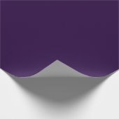 ミニマル無地の深い紫 ラッピングペーパー (角)