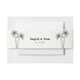 ミニマル熱帯地方 招待状ベリーバンド