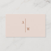 ミニマル燃えたオレンジ結婚の詳細囲い エンクロージャーカード (裏面)