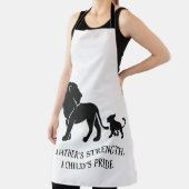 ミニマル父の日のヒーロー エプロン (インサイチュ)