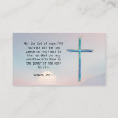 ミニマル牧師の名刺 名刺 (裏面)