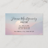 ミニマル牧師の名刺 名刺 (正面)