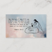 ミニマル牧師の名刺 名刺 (裏面)