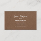 ミニマル牧師の名刺 名刺 (正面)