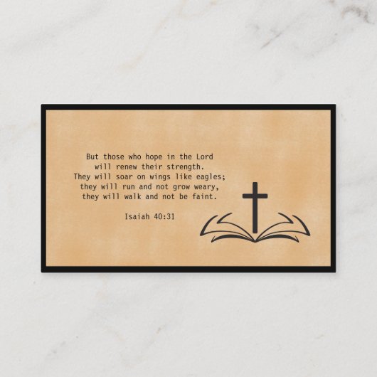 ミニマル牧師の名刺 名刺 (裏面)