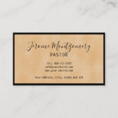ミニマル牧師の名刺 名刺 (正面)