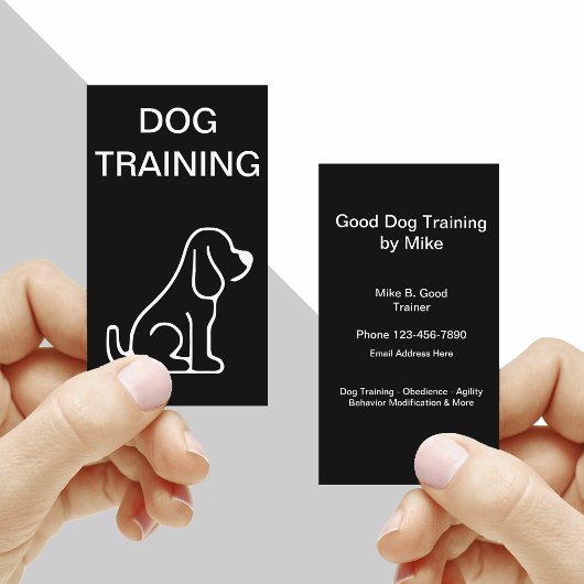 ミニマル犬トレーニング 名刺